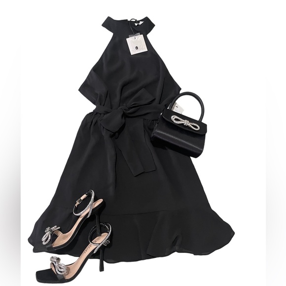 TUSSAH BLACK COCKTAIL DRESS! - Picture 3 of 3